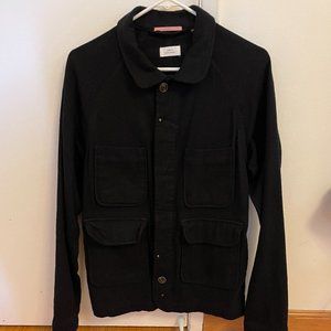 Apolis Men's navy chore coat wool XS